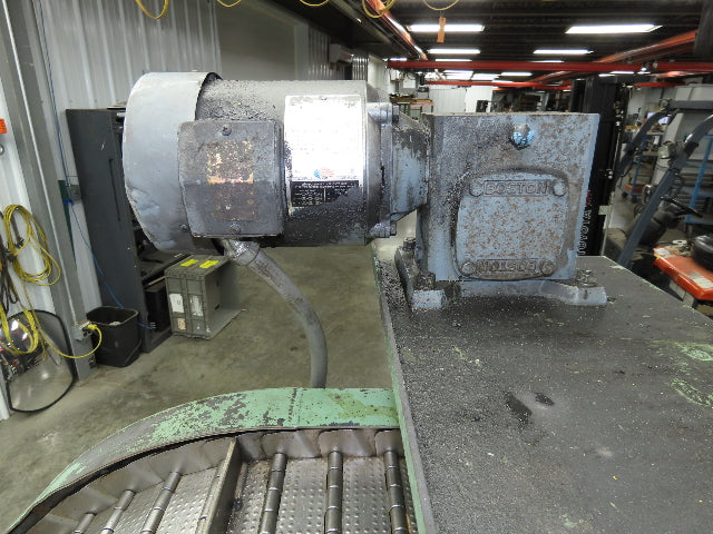 1 SHZ 18 Portable Chip Conveyor 18"Belt 40" Infeed 52" Discharge 9' 5"OAL