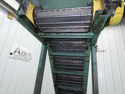 1 SHZ 18 Portable Chip Conveyor 18"Belt 40" Infeed 52" Discharge 9' 5"OAL