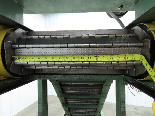 1 SHZ 18 Portable Chip Conveyor 18"Belt 40" Infeed 52" Discharge 9' 5"OAL