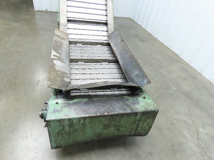 1 SHZ 18 Portable Chip Conveyor 18"Belt 40" Infeed 52" Discharge 9' 5"OAL