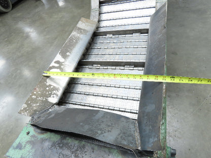 1 SHZ 18 Portable Chip Conveyor 18"Belt 40" Infeed 52" Discharge 9' 5"OAL