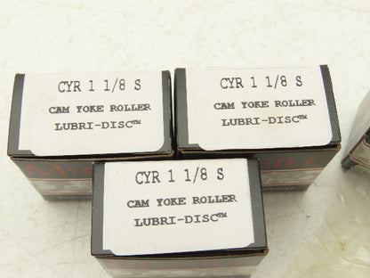 McGill CYR 1 1/8 S Cam Follower Roller .315" ID x 1.1250" OD x .627" W Lot of 4