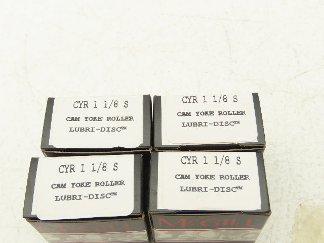 McGill CYR 1 1/8 S Cam Follower Roller .315" ID x 1.1250" OD x .627" W Lot of 5