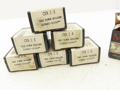 McGill CYR 1 S Cam Follower Roller 1" OD x 5/16" ID x .6250" Width Lot of 7