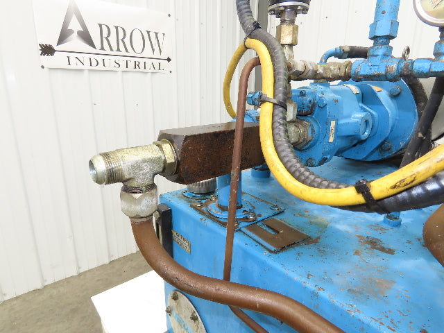 Vickers Hydraulic Power Unit 30 Gallon Tank 15GPM 3000PSI 10Hp 230/460V 3Ph
