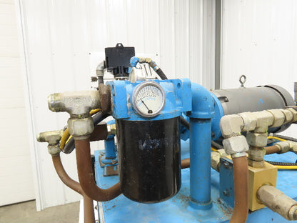 Vickers Hydraulic Power Unit 30 Gallon Tank 15GPM 3000PSI 10Hp 230/460V 3Ph