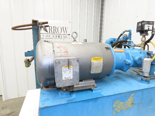Vickers Hydraulic Power Unit 30 Gallon Tank 15GPM 3000PSI 10Hp 230/460V 3Ph