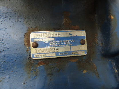 Gorman Rupp RGH3B3-B Positive Displacement Gear Pump 3"Flanged 140 GPM
