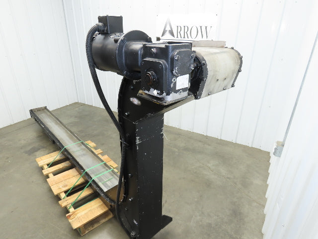 Storch 10"W Magnetic Chip Conveyor 48" Discharge 90° Incline 230/460V 11' 4"OAL