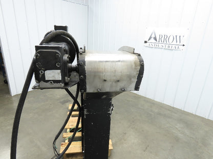 Storch 10"W Magnetic Chip Conveyor 48" Discharge 90° Incline 230/460V 11' 4"OAL