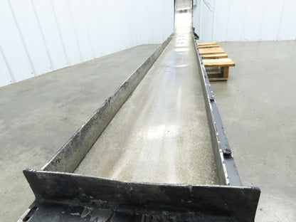 Storch 10"W Magnetic Chip Conveyor 48" Discharge 90° Incline 230/460V 11' 4"OAL