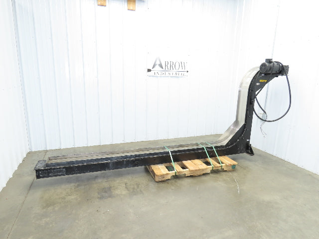 Storch 10"W Magnetic Chip Conveyor 48" Discharge 90° Incline 230/460V 11' 4"OAL