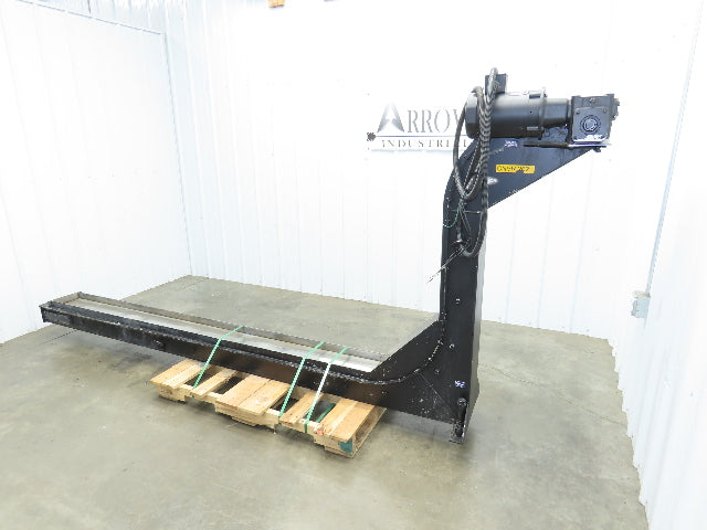 Storch 10"W Magnetic Chip Conveyor 48" Discharge 90° Incline 230/460V 11' 4"OAL
