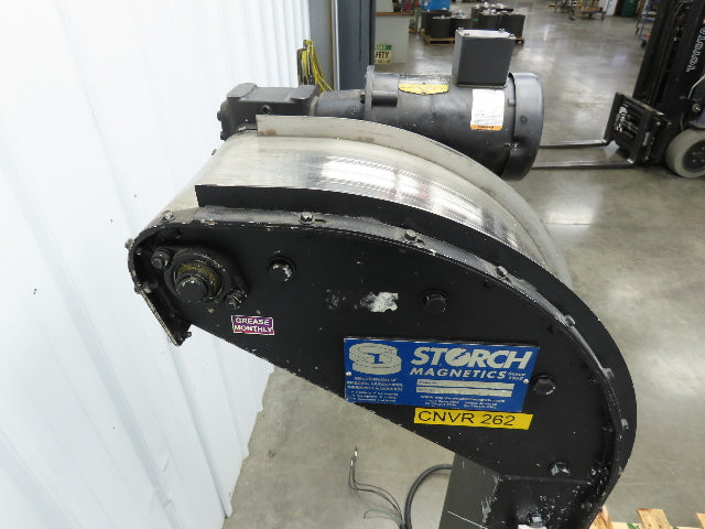 Storch 10"W Magnetic Chip Conveyor 48" Discharge 90° Incline 230/460V 11' 4"OAL