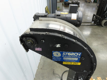Storch 10"W Magnetic Chip Conveyor 48" Discharge 90° Incline 230/460V 11' 4"OAL
