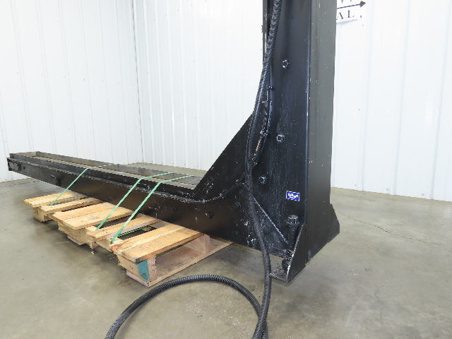 Storch 10"W Magnetic Chip Conveyor 48" Discharge 90° Incline 230/460V 11' 4"OAL