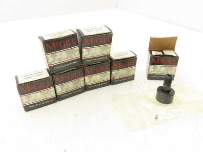 McGill CF 1 SB Cam Follower Roller 1" OD x .6250" Width 7/16"-20 Stud Lot of 7
