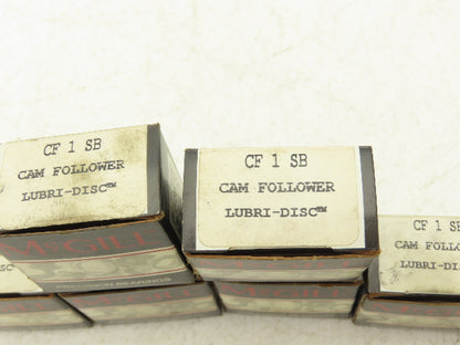 McGill CF 1 SB Cam Follower Roller 1" OD x .6250" Width 7/16"-20 Stud Lot of 7