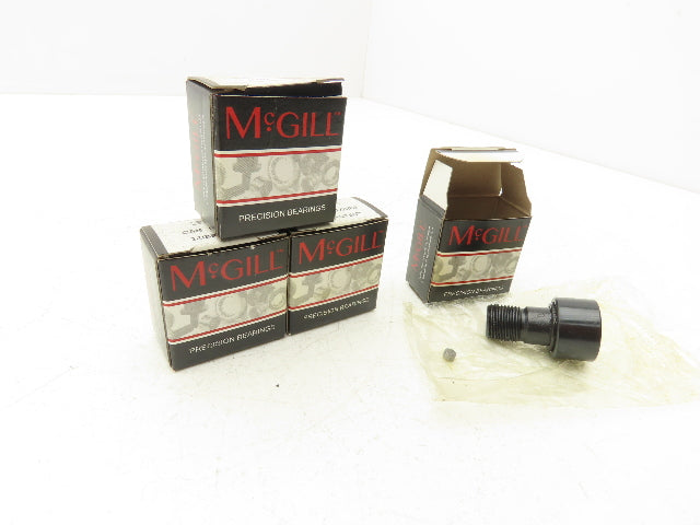 McGill CFH 1 SB Cam Follower Heavy Stud 1" OD x .6250" W 5/8"-18 Stud Lot of 4