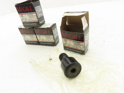 McGill CFH 1 SB Cam Follower Heavy Stud 1" OD x .6250" W 5/8"-18 Stud Lot of 4