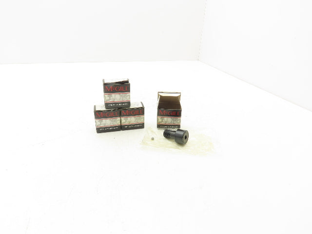 McGill CFH 1 SB Cam Follower Heavy Stud 1" OD x .6250" W 5/8"-18 Stud Lot of 4