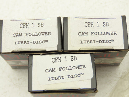 McGill CFH 1 SB Cam Follower Heavy Stud 1" OD x .6250" W 5/8"-18 Stud Lot of 4