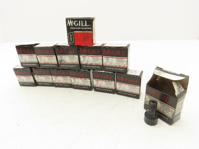 McGill CFH 3/4 SB Cam Follower 3/4" OD x 1/2" Wide 7/16"-20 Heavy Stud Lot of 13