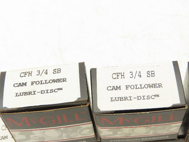 McGill CFH 3/4 SB Cam Follower 3/4" OD x 1/2" Wide 7/16"-20 Heavy Stud Lot of 13