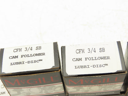 McGill CFH 3/4 SB Cam Follower 3/4" OD x 1/2" Wide 7/16"-20 Heavy Stud Lot of 13