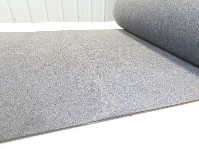 24"W x 20'L Gray Felt Fabric Conveyor Belt Soft Top Reversible 5/32"Thick