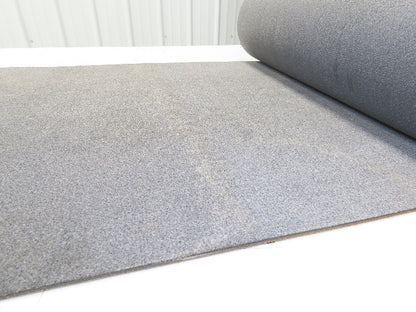 24"W x 20'L Gray Felt Fabric Conveyor Belt Soft Top Reversible 5/32"Thick