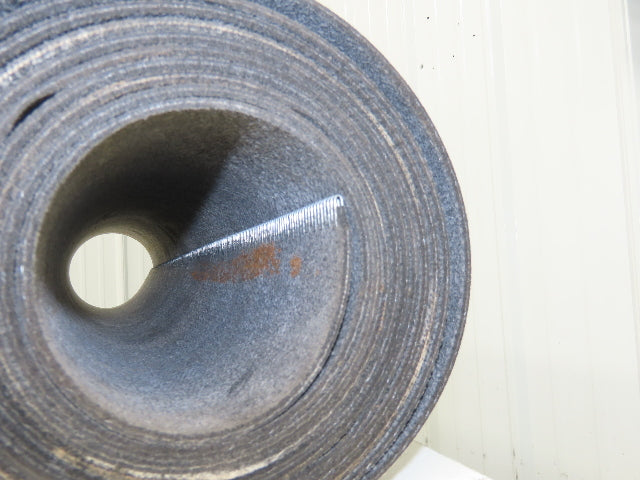 24"W x 20'L Gray Felt Fabric Conveyor Belt Soft Top Reversible 5/32"Thick
