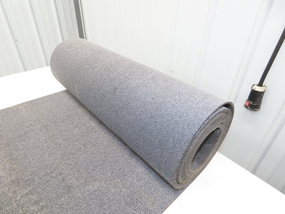 24"W x 20'L Gray Felt Fabric Conveyor Belt Soft Top Reversible 5/32"Thick