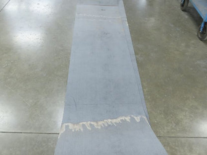 24"W x 20'L Gray Felt Fabric Conveyor Belt Soft Top Reversible 5/32"Thick