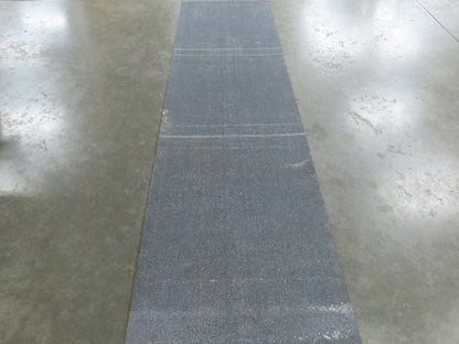 24"W x 20'L Gray Felt Fabric Conveyor Belt Soft Top Reversible 5/32"Thick