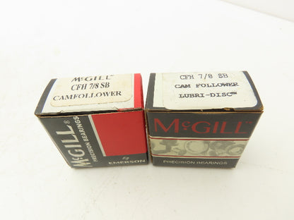 McGill CFH 7/8 SB Cam Follower Heavy Stud .875" Roller Dia x .5" Width Lot of 11