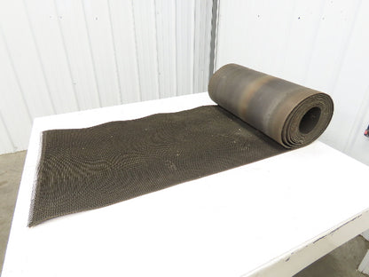 24"W x 20' Rough Grip Top Rubber Conveyor Belt 2-Ply Black 20' Length