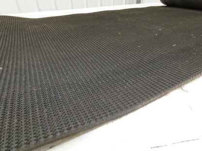 24"W x 25' Rough Grip Top Rubber Conveyor Belt 2-Ply Black 25' Length