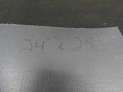 24"W x 25' Rough Grip Top Rubber Conveyor Belt 3-Ply Black 5/16"Thick 25' Length