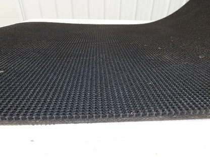 24"W x 25' Rough Grip Top Rubber Conveyor Belt 3-Ply Black 5/16"Thick 25' Length