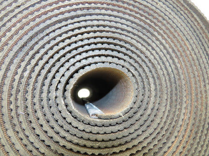 24"W x 40' Rough Grip Top Rubber Conveyor Belt 2-Ply Black 1/4"Thick 40' Length