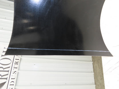 24"W x 55' Smooth Top PVC Rubber Conveyor Belt Black 5/32" Thick 55' Length