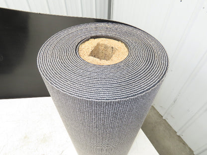 24"W x 55' Smooth Top PVC Rubber Conveyor Belt Black 5/32" Thick 55' Length