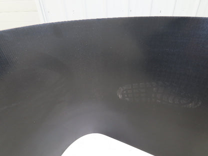 24"W x 55' Smooth Top PVC Rubber Conveyor Belt Black 5/32" Thick 55' Length