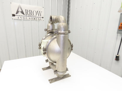 Wilden 08-15984 Pneumatic Diaphragm Air Pump 2" Stainless 125psi 166gpm