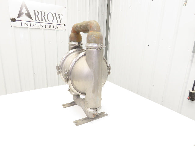 Wilden 08-15984 Pneumatic Diaphragm Air Pump 2" Stainless 125psi 166gpm READ