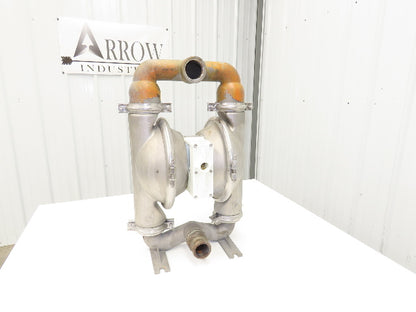 Wilden 08-15984 Pneumatic Diaphragm Air Pump 2" Stainless 125psi 166gpm READ
