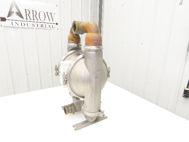 Wilden 08-15984 Pneumatic Diaphragm Air Pump 2" Stainless 125psi 166gpm READ