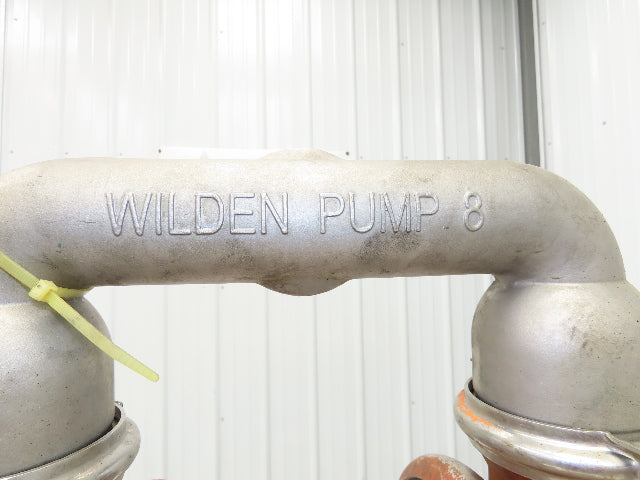 Wilden M8 Pneumatic Diaphragm Air Pump 2" Stainless 125psi 160gpm