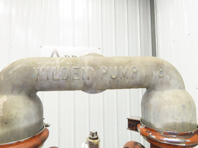 Wilden M8 Pneumatic Diaphragm Air Pump 2" Stainless 125psi 160gpm